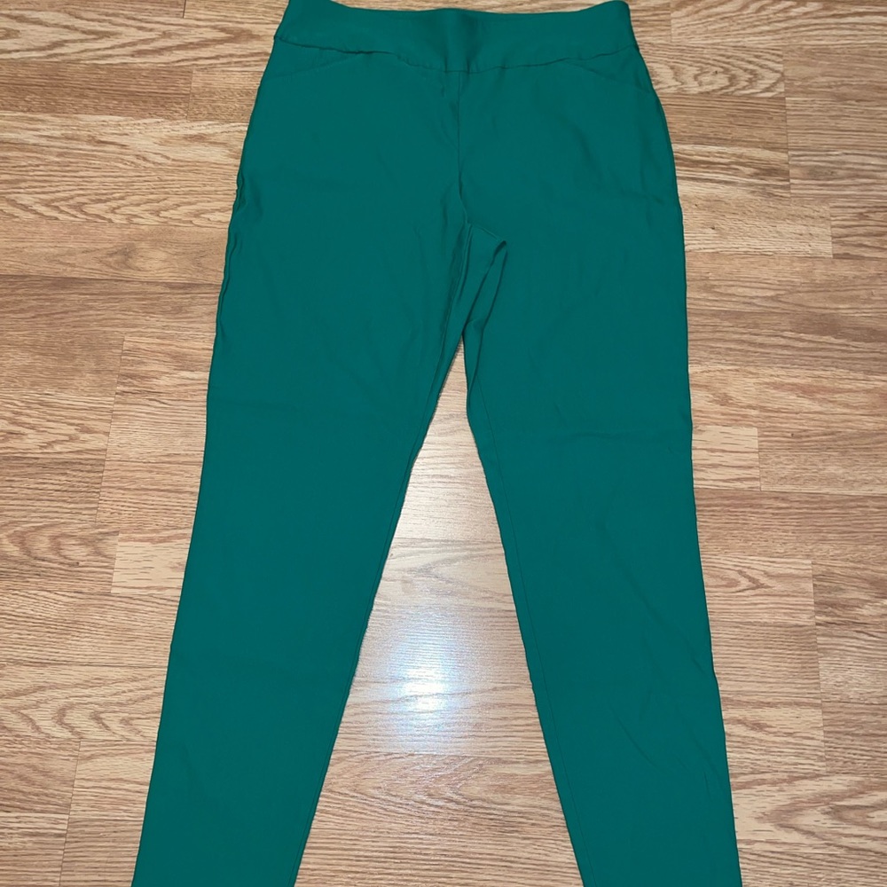 Versona Stretchy Emerald Green Work Pants